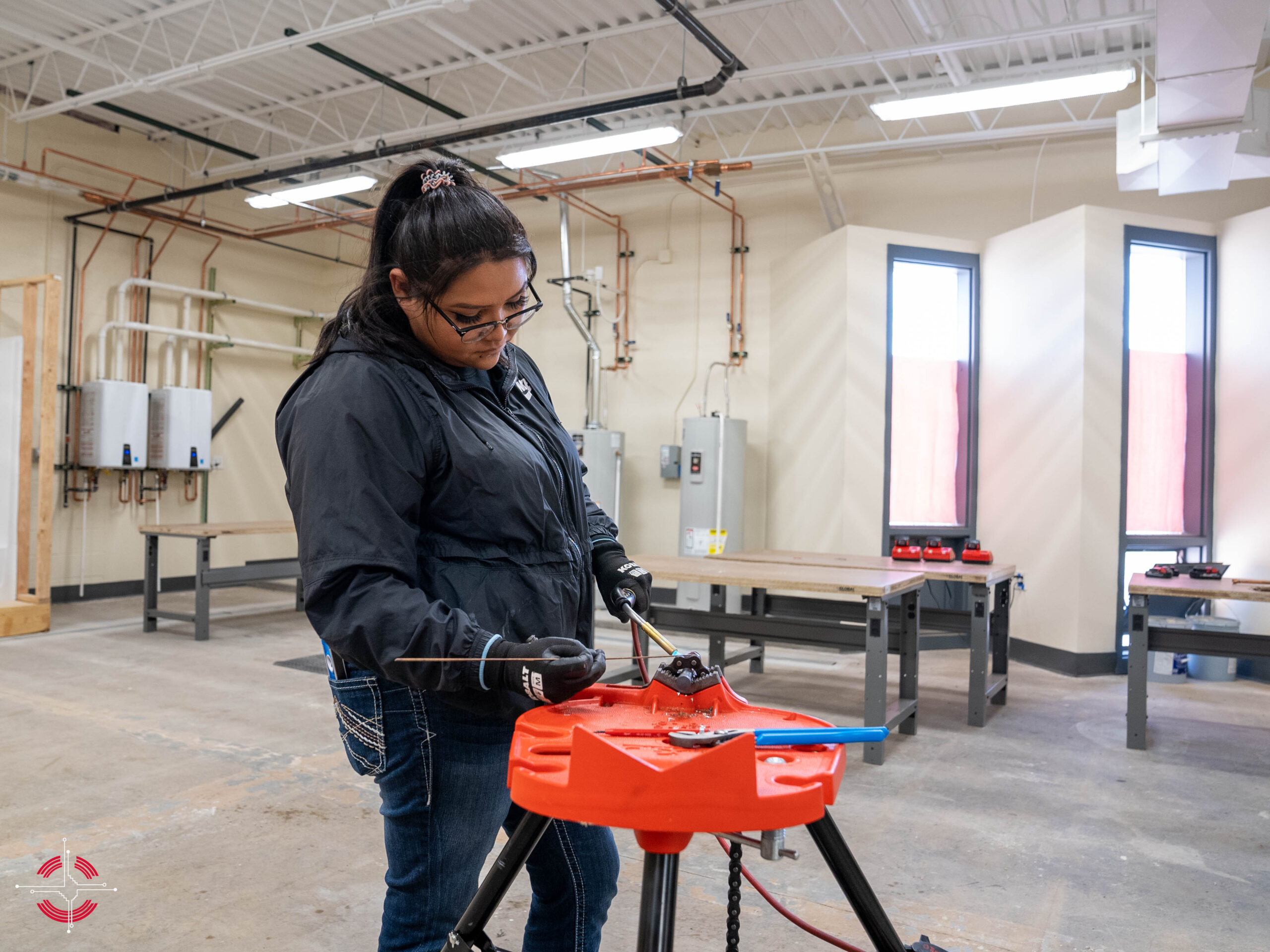 Student in Wet Lab