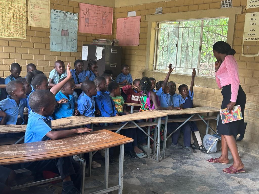 Classroom at Carol Zulu school